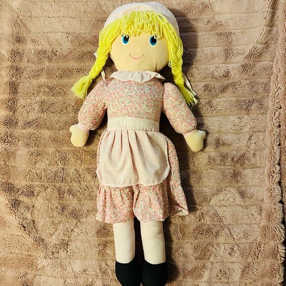 Vintage 29 inch Cloth Cuddle doll - Picture 2 of 4